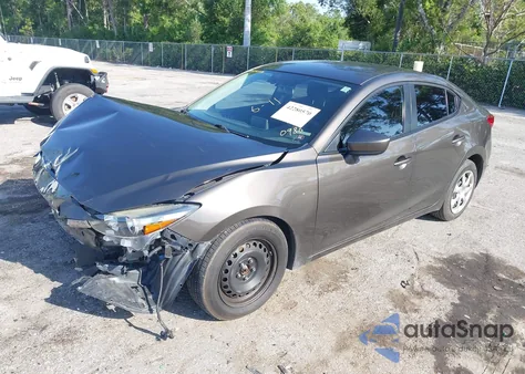 2017 Mazda Mazda3 Sport из США, поврежденный, VIN JM1BN1U74H1100986